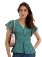 Rare Womens Floral Regular Fit Blouse (EP444BCL