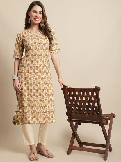 Pinkmint Kurta Set for Women ll Printed Kurti & Pant Set ll Combo Kurta Set ll (Pack of 2)