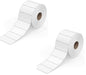 True-Ally 60X40 Direct Thermal Barcode Label Sticker - 2.5 X 1.5 Inches - 60Mm X 40Mm - 500 Labels Per Roll - White Self Adhesiv
