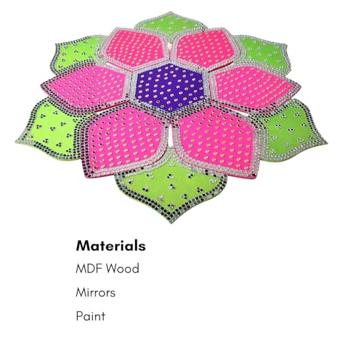 One Minute Rangoli - Hexagonal 12