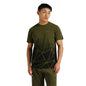 Pepe Jeans Goran Placement Print T-Shirt Olive Green