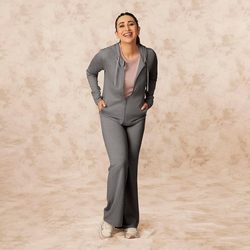 BlissClub AirMelt Flare Pants - Lite | Flared Silhouette | Back Pocket| Weightless Fabric | High Rise Waistband | Tall Variant A