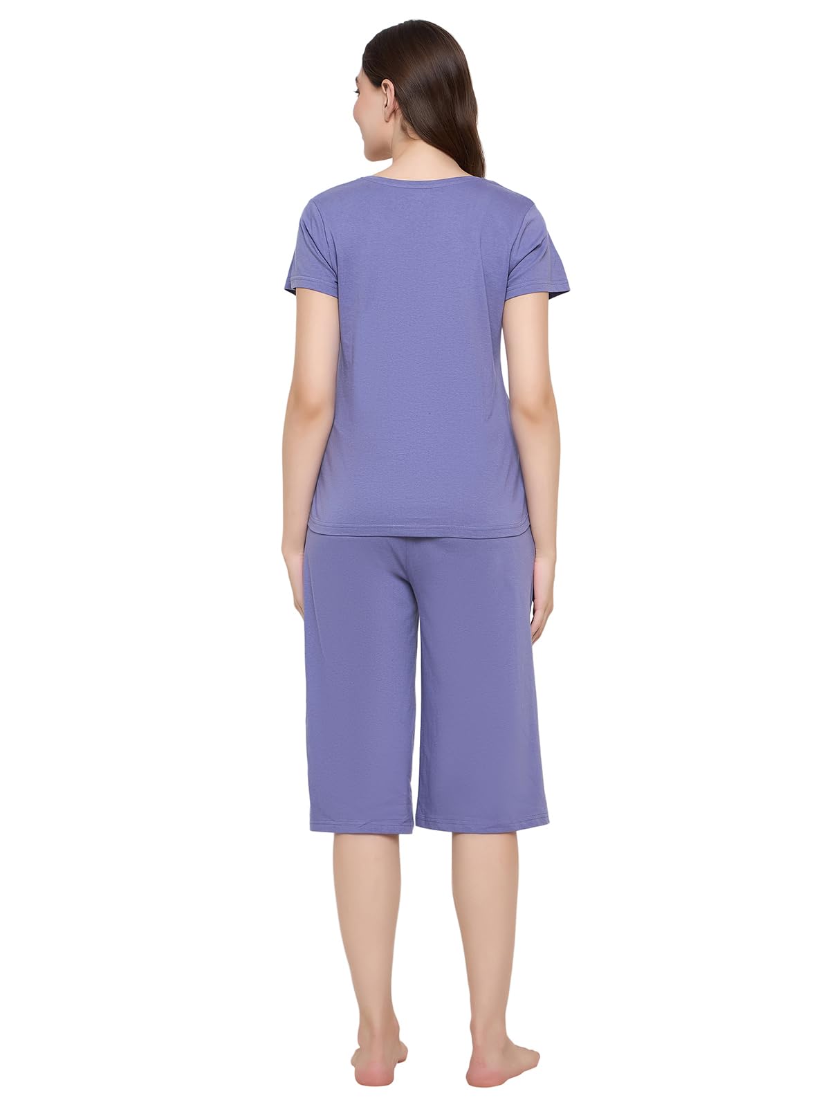 Clovia Night Suits for Women, Night Dresses for Women, Capri Night Suit for Women, Women Night Suit Set, Night Wear for Women, L