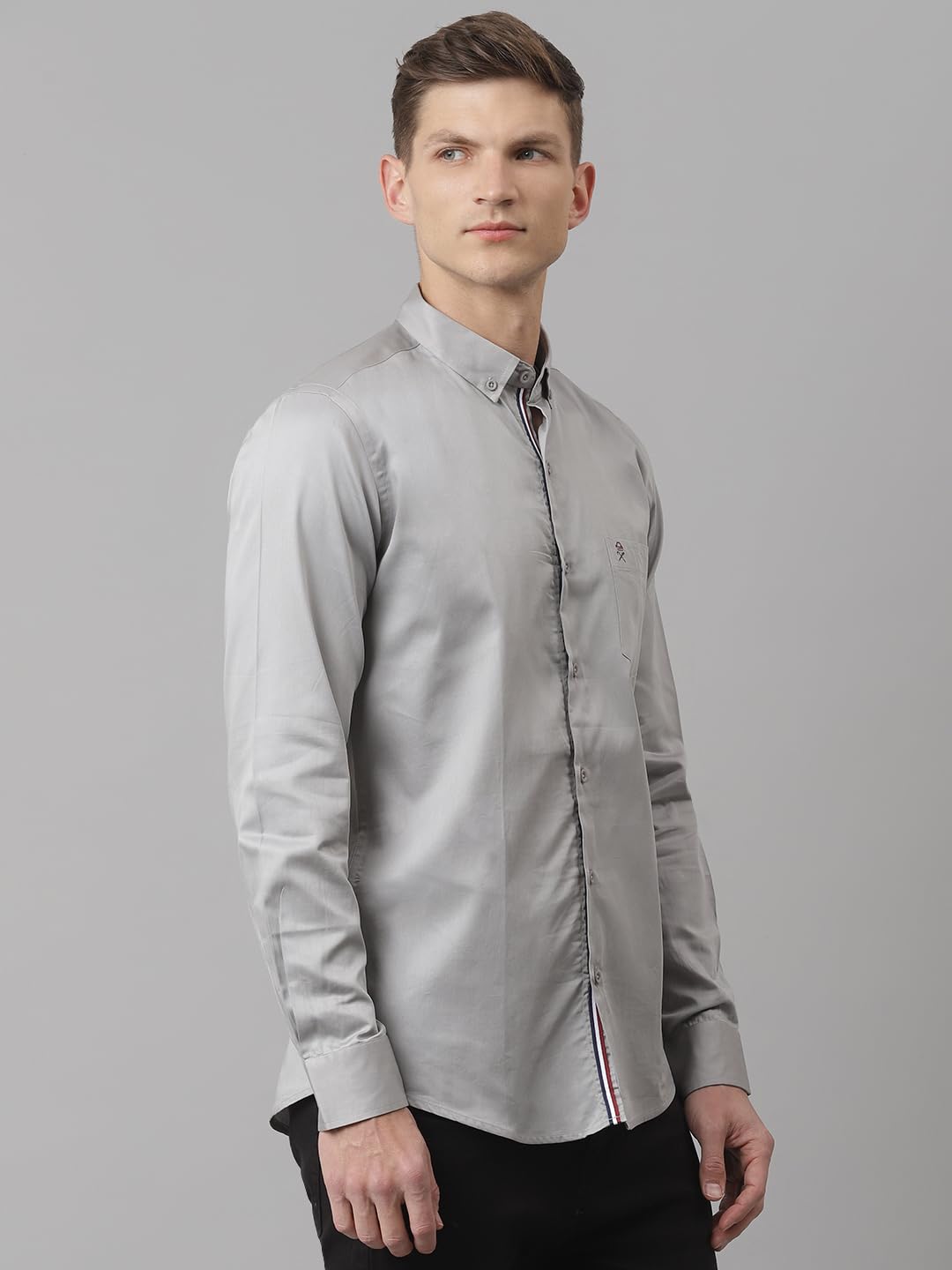 Thomas Scott Button Down Collar Regular Fit 100% Cotton Casual Shirts for Mens