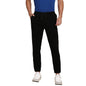 Dennis Lingo Mens Cotton Regular Fit Solid Stretchable Joggers, Casual Trouser Pants with Drawstring Waist and Snug Cuff Legs (