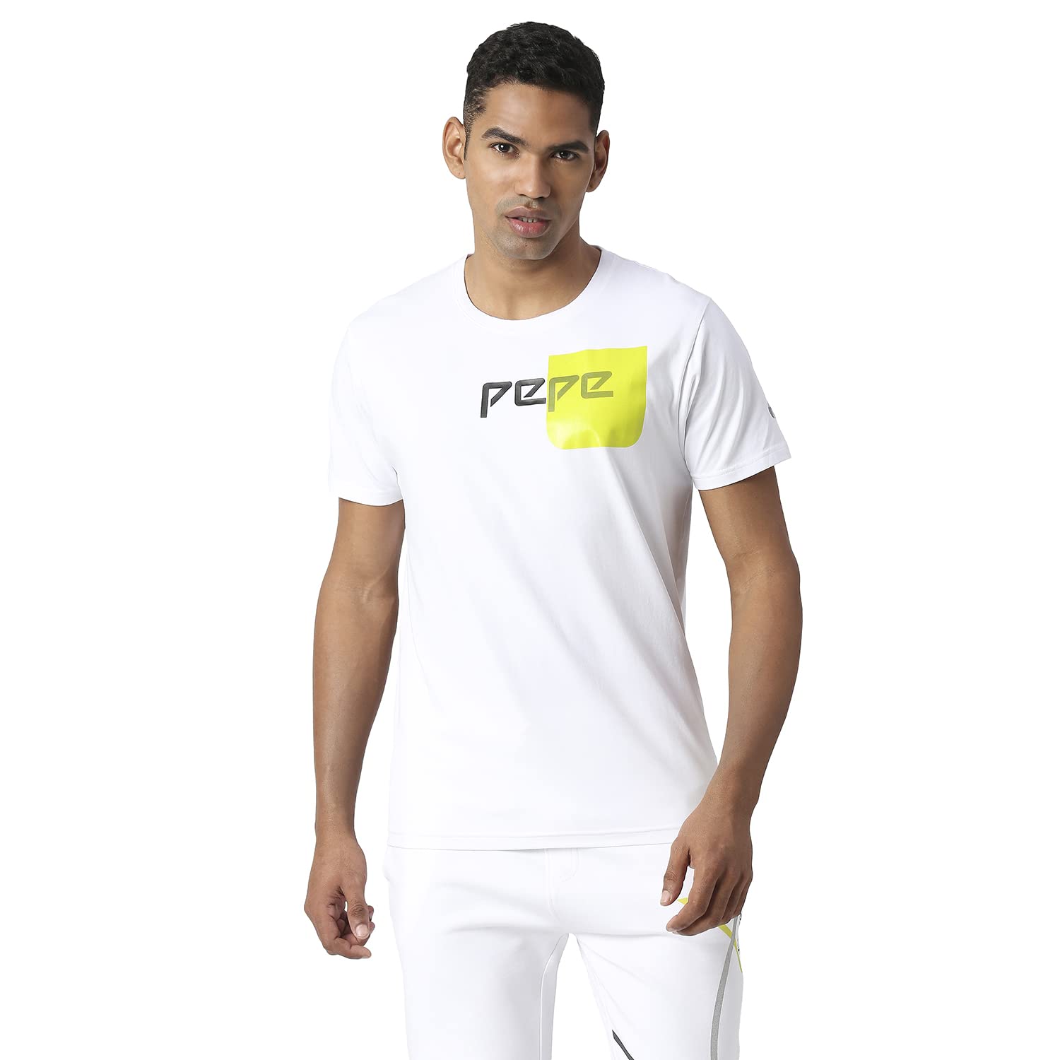 Pepe Jeans Cameron Placement Print Tee, White, L
