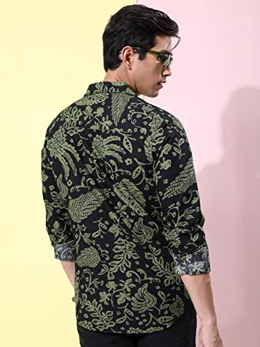 Ketch MenS Slim Fit Shirt (Khsh001362_Olive