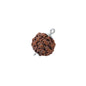 Astrotalk Nepal Origin 4 Mukhi Rudraksha with Silver-Capping | Boost Creativity & Intellectual Growth | Clarity, Confidence & Self-Expression | Sacred Rudraksha Bead for Women & Men
