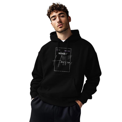 Nobero MenS Cotton Blend Neck Hooded Regular Fit Sweatshirt (1M-Twho-C0680_Black (X_Large)