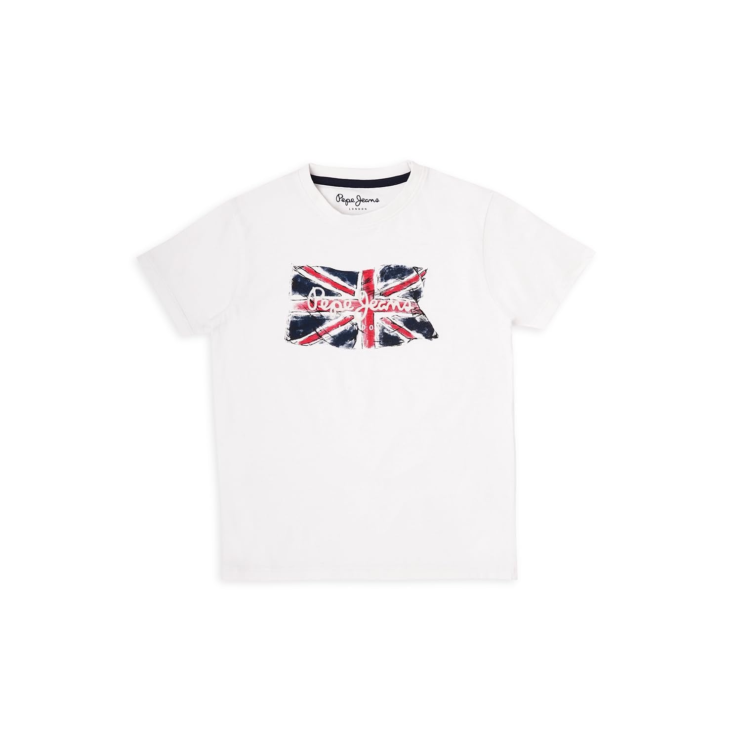 Pepe Jeans Boy'S Regular Fit T-Shirt (Pb503949_White