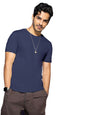 Bewakoof Mens Solid 100% Cotton T-Shirt - Regular Fit, Round Neck, Half Sleeves
