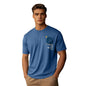 Nobero MenS Graphic Print Regular Fit T-Shirt (1M-Twts-C1042-Ag_Adventure Begins-Marine