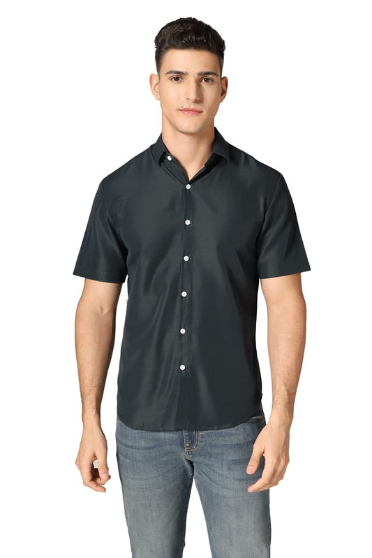OM SAI LATEST CREATION Shirt for Men || Opaqu Cotton Shirts for Men || Regular Fit Solid Shirts for Men || Spread Collar & Half