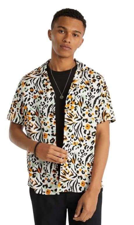Dhruvi Trendz Regular Fit Mens Shirt (Dt-Ms-6068_Yellow