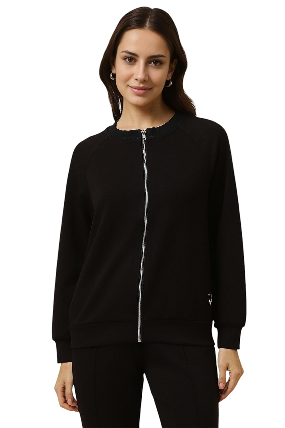 Allen Solly Women Regular Fit Full Sleeve Round Neck T-Shirt