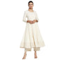 Fabindia Women Cotton Long Kurta Natural