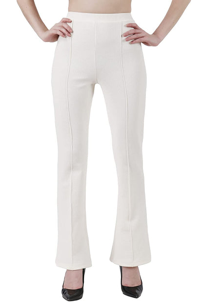 OM SAI LATEST CREATION Womens Yoga Dress Pants Stretchy Work Slacks Business Casual Office Straight Leg/Bootcut Elastic Waist w