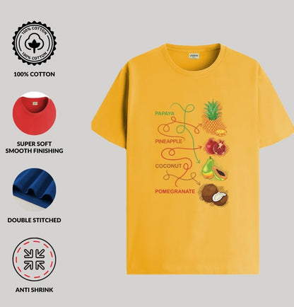 ADRO T Shirts for Boys & Girls || Creative Puzzle Printed T-Shirt || Ages 3-14 || 100% Cotton Round Neck Tshirt for Boys & Girls