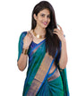 Flosive Ayn WomenS Present Banarasi Soft Lichi Silk Saree Beautiful Jacquard Rich Pallu Design Work Zari Woven Kanjivaram Silk