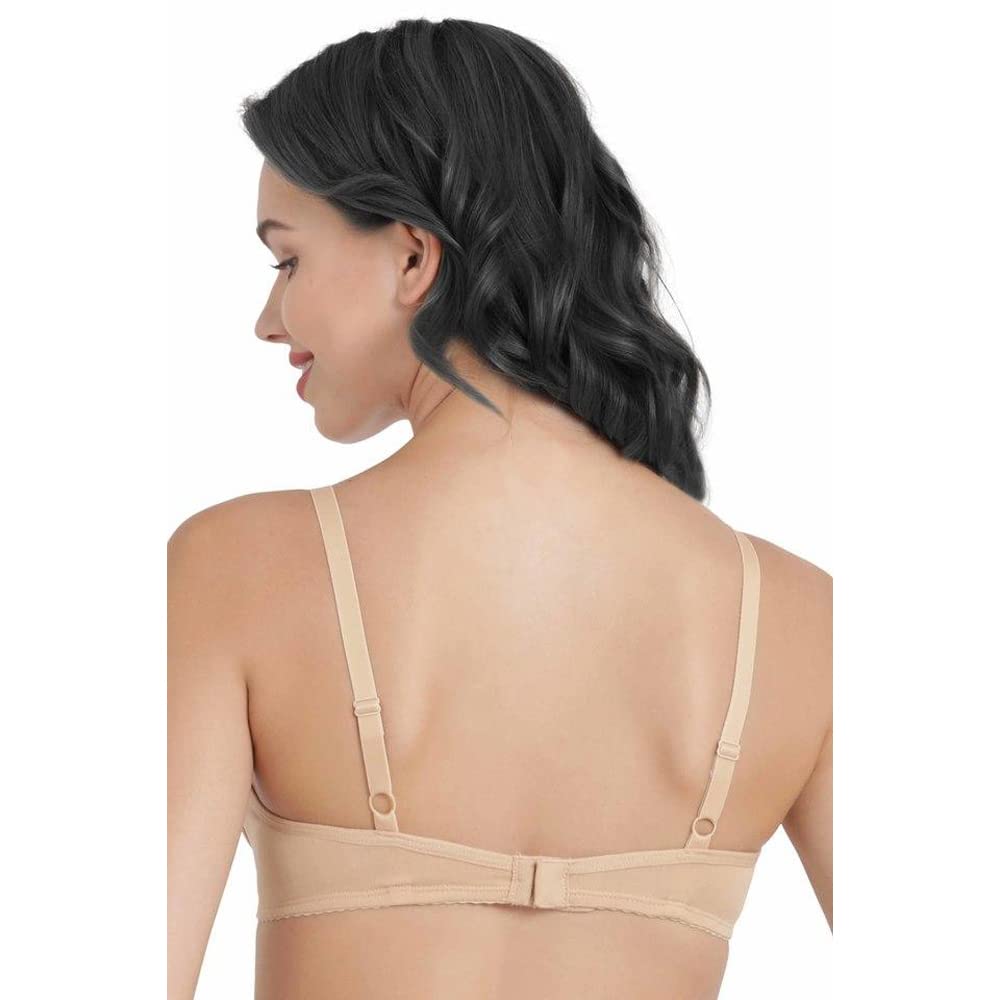 Enamor A039 Everyday stretchable cotton T-shirt Bra for women - Padded, non-wired & medium coverage | Available in solids & prin