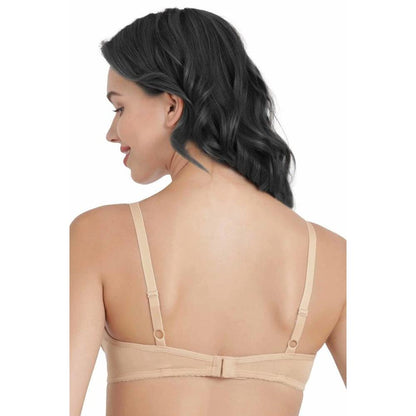 Enamor A039 Everyday stretchable cotton T-shirt Bra for women - Padded, non-wired & medium coverage | Available in solids & prin