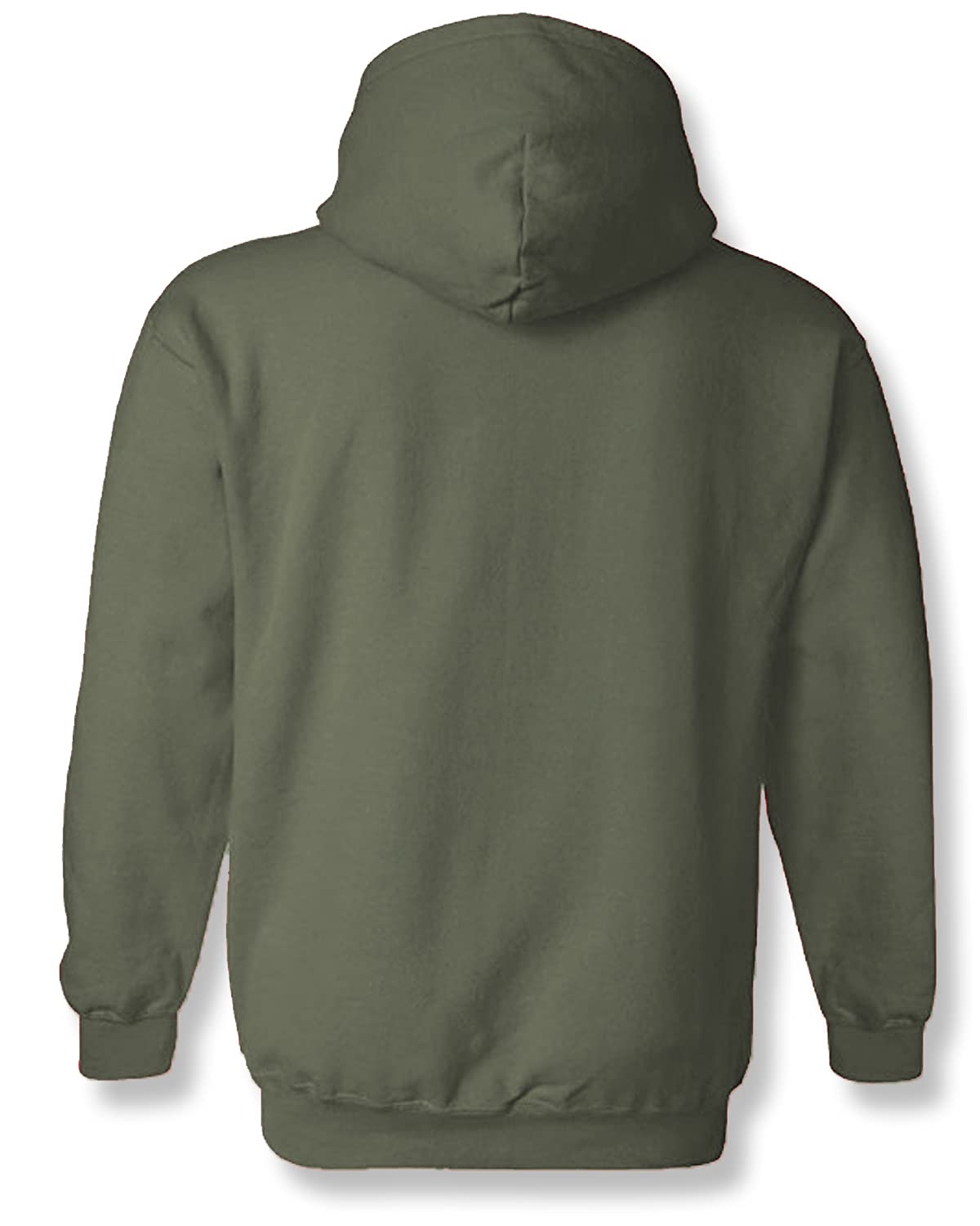 ADRO Men's Cotton Neck Hooded Sweatshirt (H21-M-LIM-OL_Olive)
