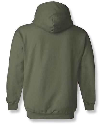 ADRO Men's Cotton Neck Hooded Sweatshirt (H21-M-LIM-OL_Olive)