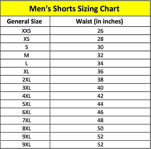Peppyzone Mens Cotton Shorts for Men | Stylish & Comfortable Shorts Pant for Men with Elastic Waistband | Gym, Running, Sports