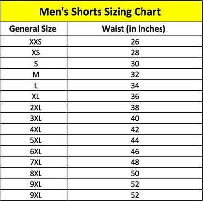 Peppyzone Mens Cotton Shorts for Men | Stylish & Comfortable Shorts Pant for Men with Elastic Waistband | Gym, Running, Sports