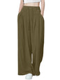 Greciilooks Regular Women Trouser (Gl-W.Trouser-Tr1178_Olive Green