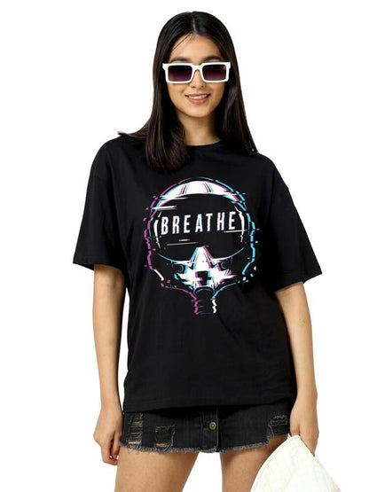 Juneberry Pure 100% Cotton Oversized Loose Baggy Fit Drop Shoulder Latest Aesthetic & Cool Graphic Prinred Half Sleeve T-Shirts