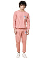 Rigo Cotton Terry Full Sleeves Oversized Co-ord Set for Men | Puff Print Track Suit Set for Men | Fashionable Winter Wear Co-ord