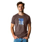 Nobero MenS Graphic Printed Regular Fit T-Shirt (1M-Twts-C1059_Brown