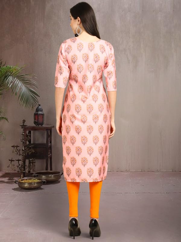 Pinkmint Elegant Printed Crepe KurtiS For WomenS (Pack Of 5)