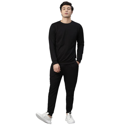 Rigo Round Neck Full Sleeve Terry Track Suit For Men | Regular Fit Plus Sizes Tracksuit for Mens | Co-ord Set For Men