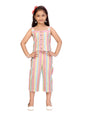Aarika Girls Cotton Top Pant Suit-Dress Set (DR-158_Pink_34)