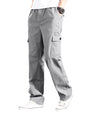 TAGAS Men Cotton Cargo Trouser ||Mens Relaxed Fit Cargo|| Mens Multi Pocket Cargos Pants||MC-16 Light Grey