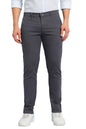 Dennis Lingo Men Denim Blue Solid Slim Fit Chinos