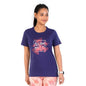 Rupa Colors Playsure Printed Cotton Blended Round Neck Womens T-Shirt, Short-Sleeve, Pack of 1
