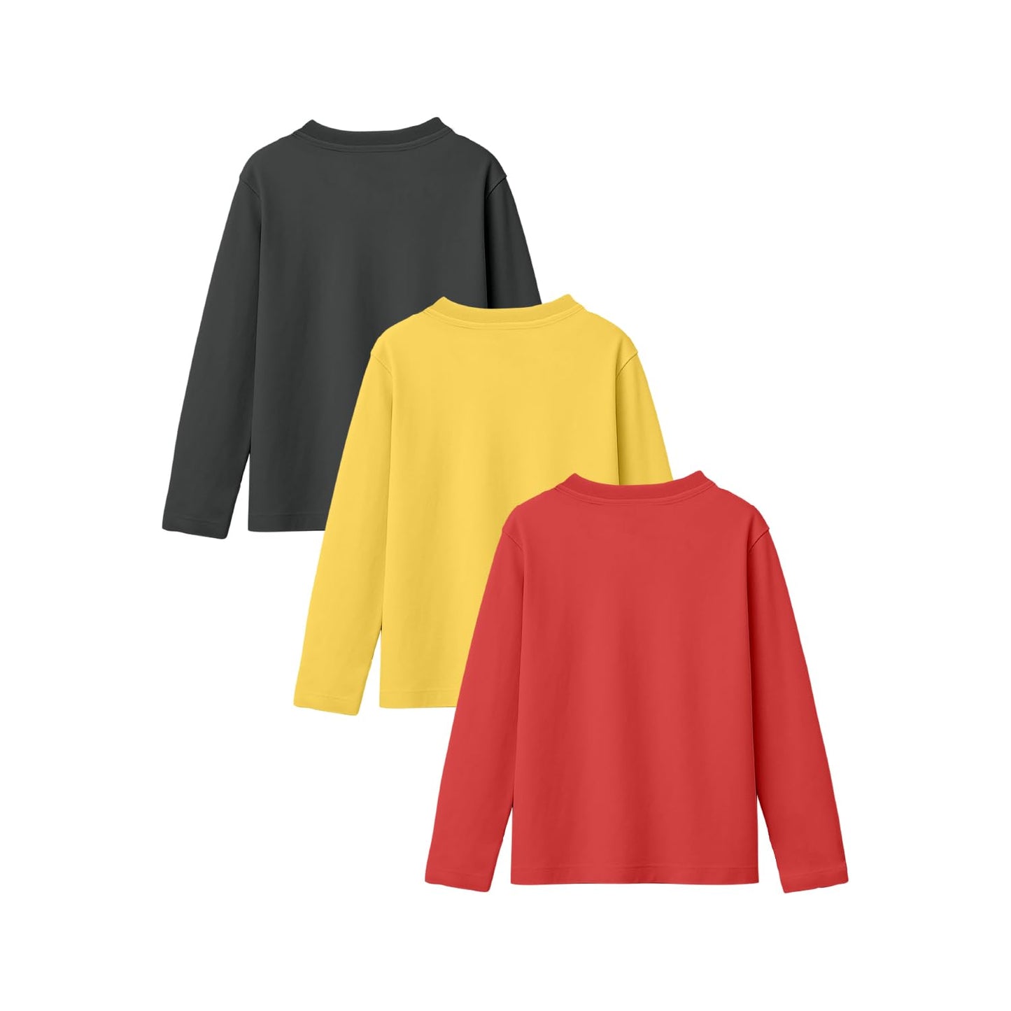 SHODOX Girls Cotton Blend Printed Regular fit Full Sleeve T-Shirt - (Pack of 3)
