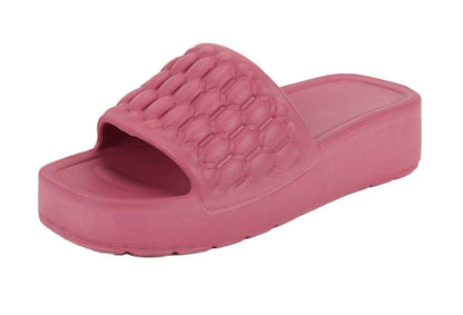 Ortho Joy Eva Sliders For Women || Waterproof & Everyday Flip Flops For Ladies || Slippers With Cushion Foot Bed || Anti-Slip So
