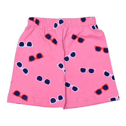 T2F Girls Cotton Printed Shorts(Pack of 5)
