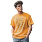 Nobero MenS Graphic Print Regular Fit T-Shirt (1M-Twts-C0776_Apricot Crush