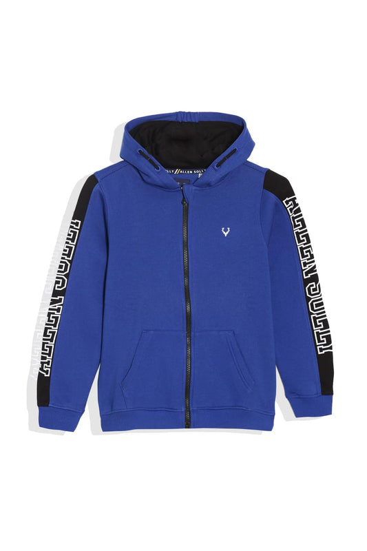 Allen Solly Boys Regular Fit Full Sleeve Hooded Hoodie