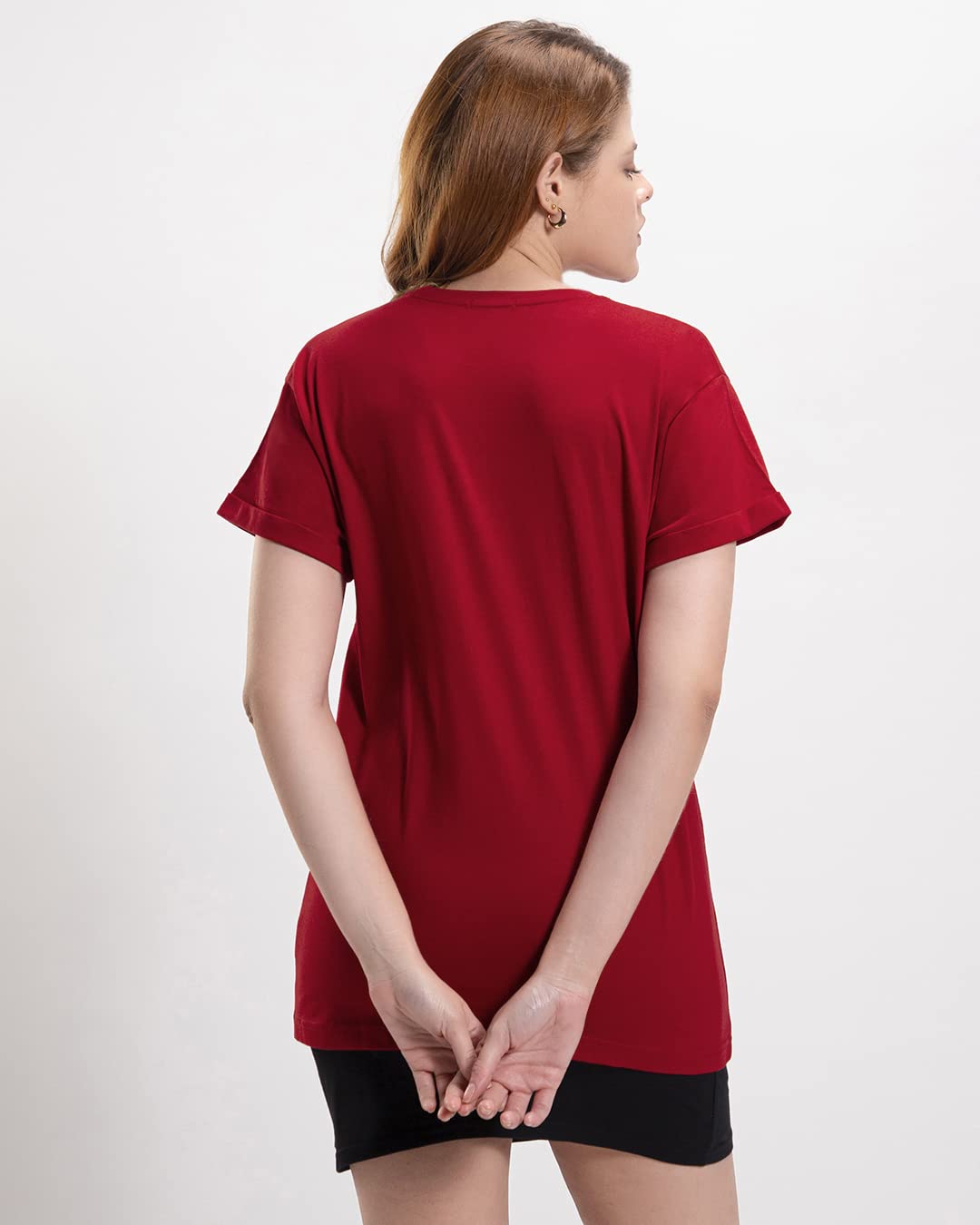 Bewakoof Womens Graphic Printed 100% Cotton T-Shirt - Boyfriend Fit, Round Neck, Half Sleeves