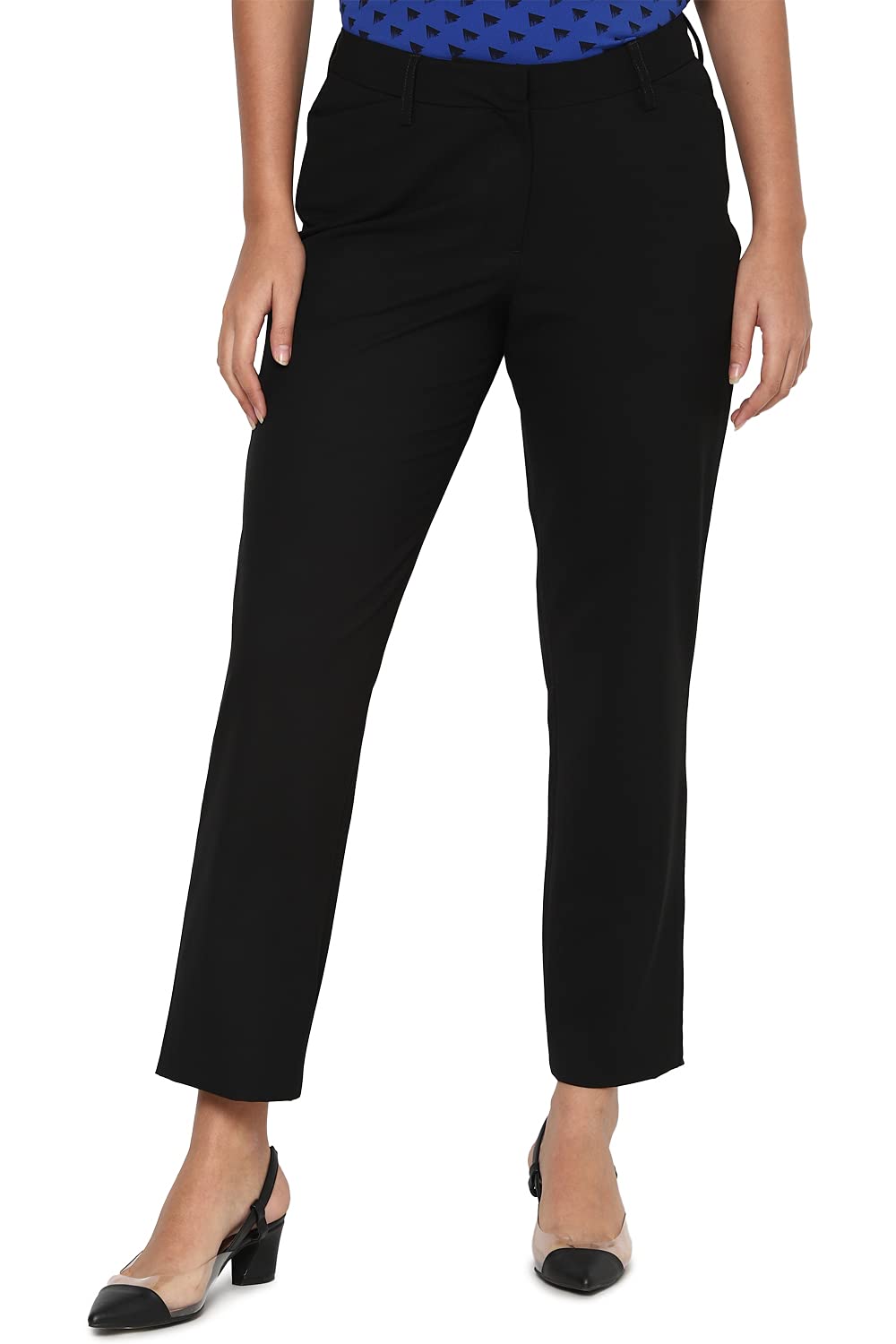 Allen Solly Women Slim Fit Regular Fit Party Pants