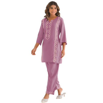 SHIENZY Ethnic Co-Ord Set | Casual Pant Top for Women | Fancy Kurta Set | Full Dress Pair | Stylish Kurti Outfit | Co-Ordination