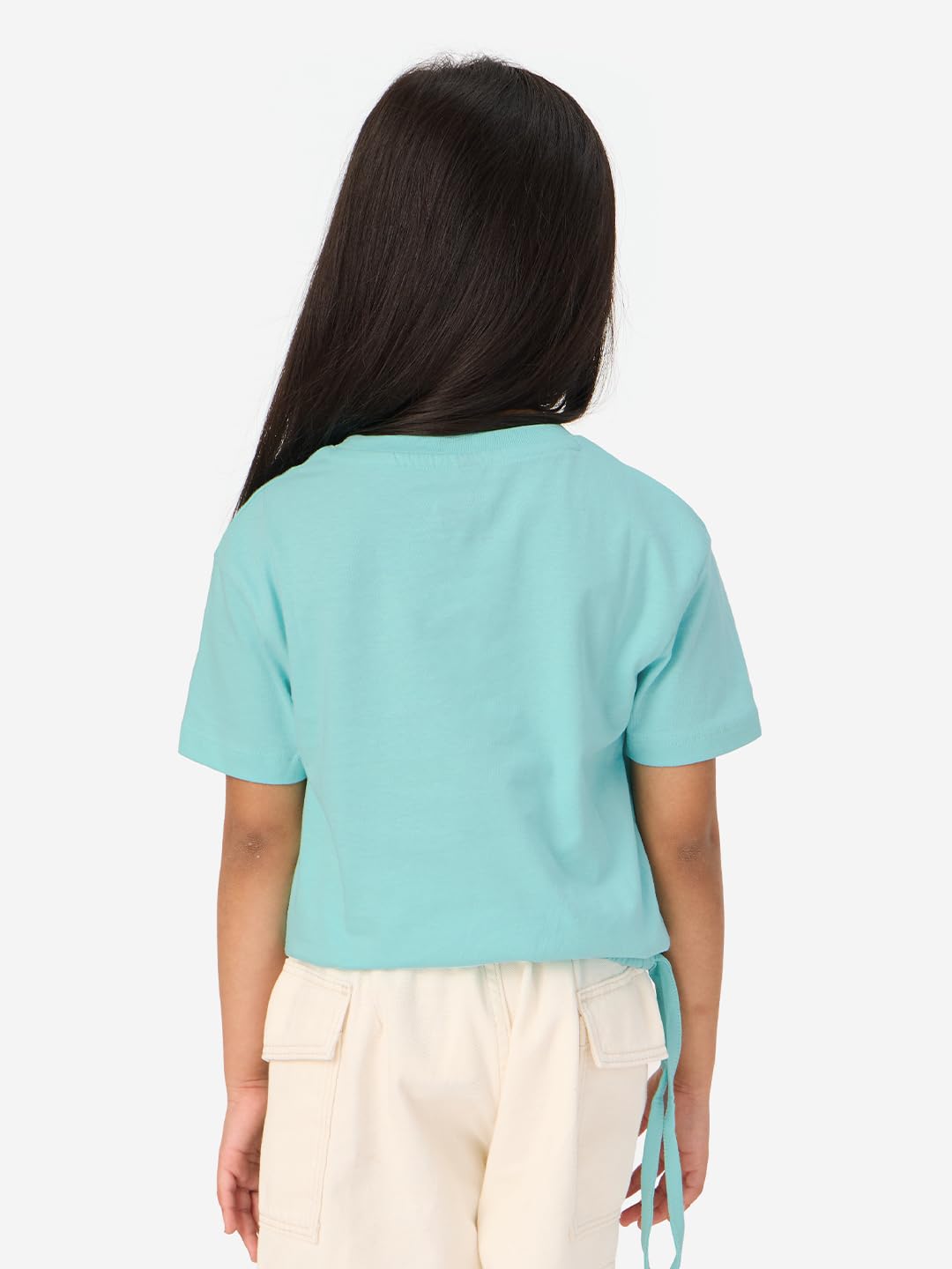 The Souled Store|Official Peanuts: Explorer Kids and Girls T-Shirts| Regular fit Graphic Printed| Half Sleeve|100% Cotton Blue C