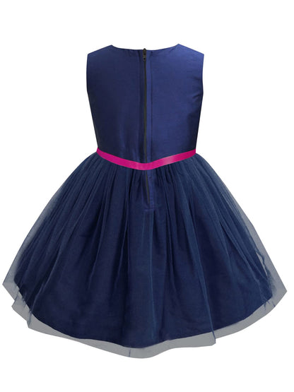 A.T.U.N. (ALL THINGS UBER NICE) Girls Embroidered Birthday Party Frock Dress