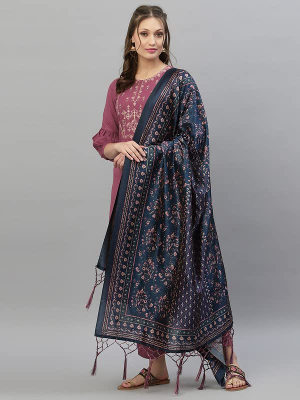 Sanisa Women's Cotton Blend Etinic Kurta Set